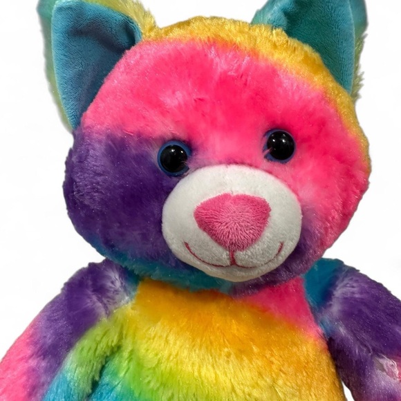 BABW Build-A-Bear Cub Condo Rainbow Cat Plush – 16” - Picture 2 of 9